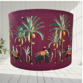 ijustlovethatfabric Elephant Lampshade - Mulberry